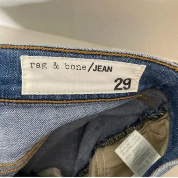 Rag & Bone High‑Waist Ankle Skinny Jeans Size 29 – Levee Wash - Picture 9 of 11